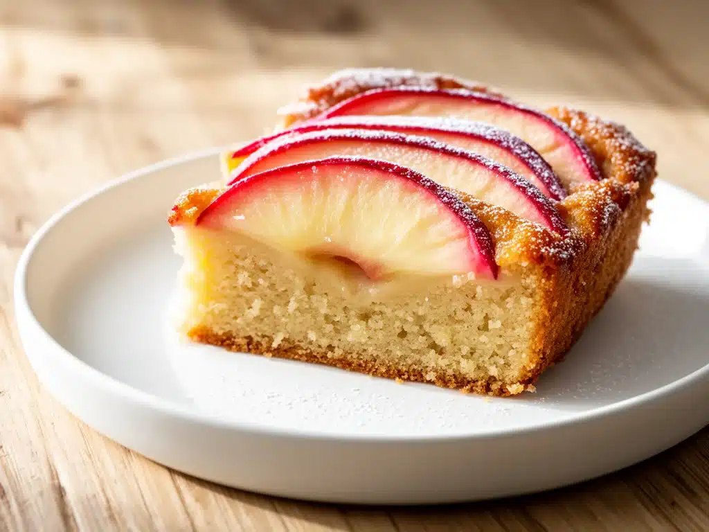 zuckerfreier Apfelkuchen mit Xylit - featured image