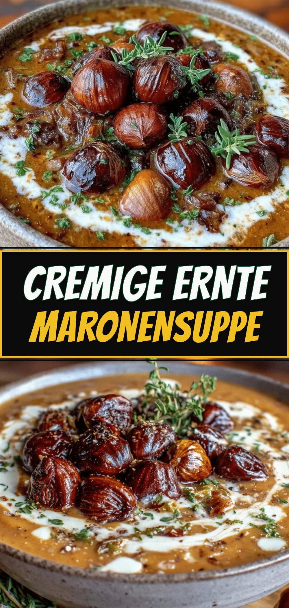 Cremige Maronensuppe: Einfach, 5 Zutaten & perfekt 5 cremige Maronensuppe recipe