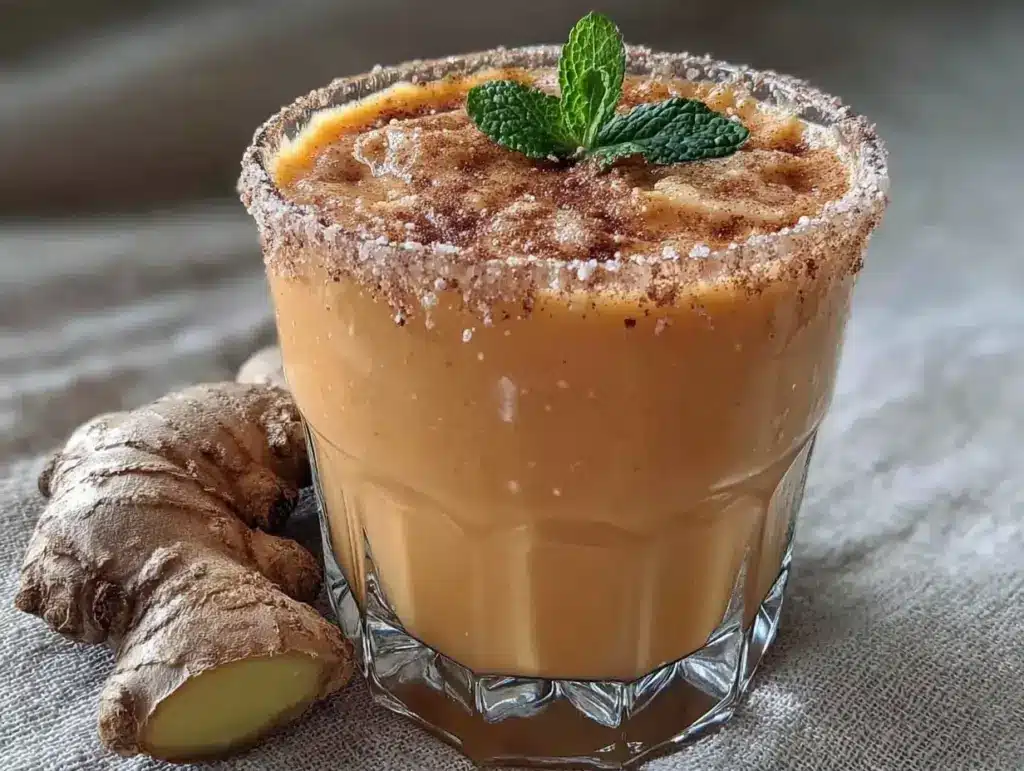 cremiger Kürbis-Ingwer Smoothie - featured image