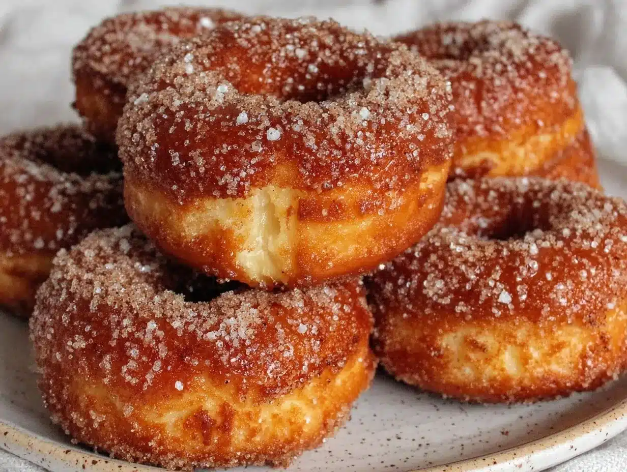 Einfache Airfryer Donuts: Perfekt & Zimtzucker 4 einfache Airfryer Donuts preparation steps