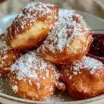 Einfache Berliner Pfannkuchen mit Pflaumenmus - featured image