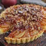 einfache Birnen-Walnuss Tarte - featured image