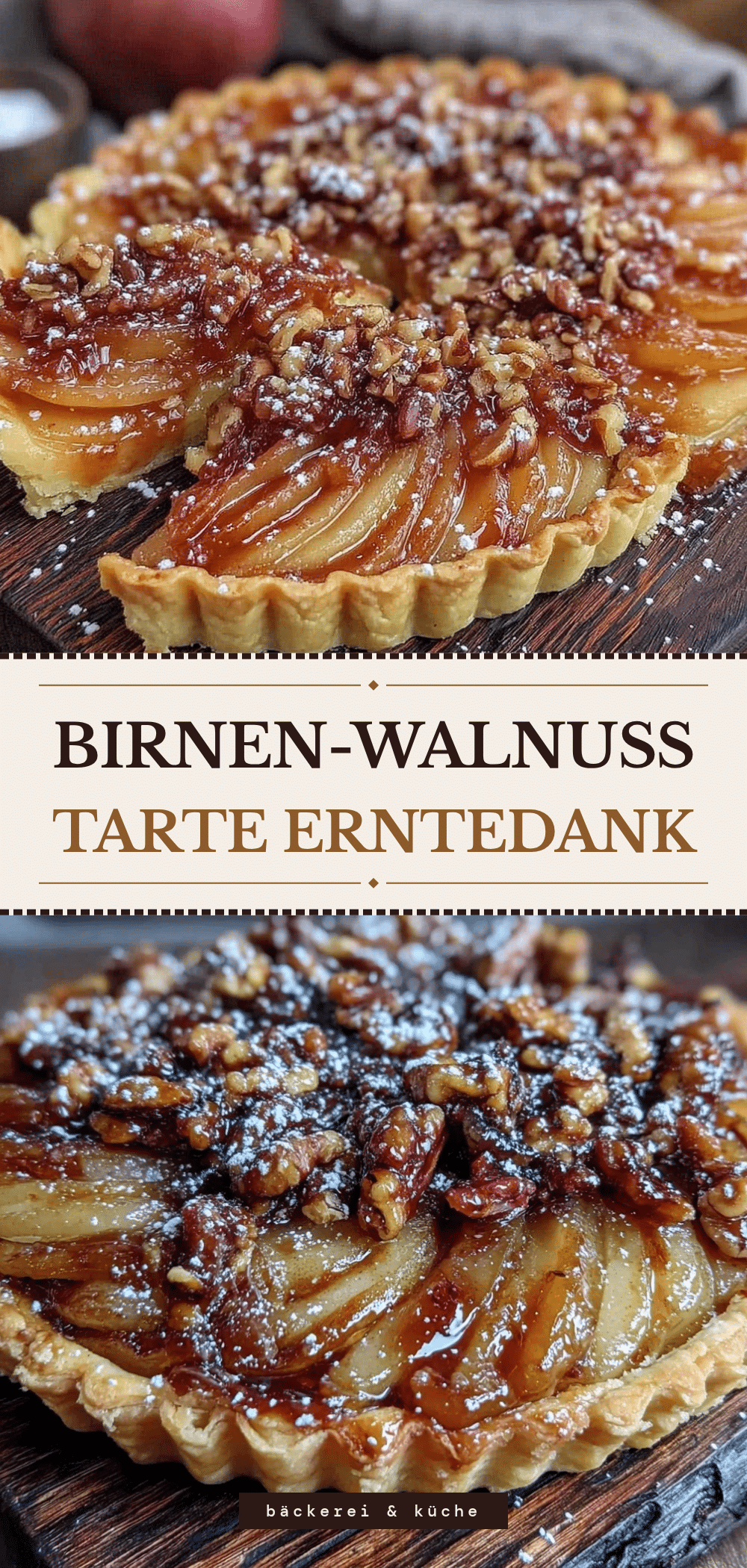 Einfache Birnen-Walnuss Tarte: Nur 5 Zutaten, perfekt für Anfänger 5 einfache Birnen-Walnuss Tarte recipe
