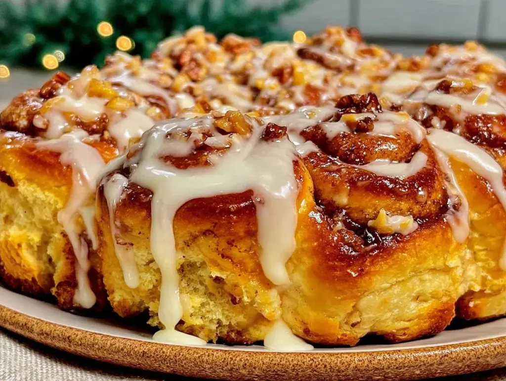 Einfache Erntedank Kürbis-Zimtschnecken - featured image