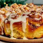 Einfache Erntedank Kürbis-Zimtschnecken - featured image