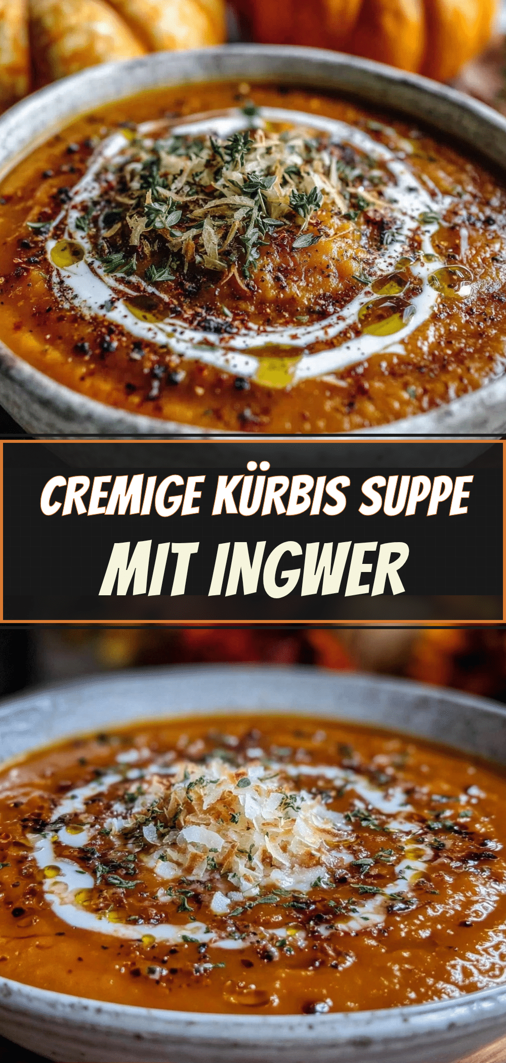 Einfache Erntedank Kürbissuppe: 5 Zutaten für perfekte, foolproof Suppe 5 einfache Erntedank Kürbissuppe recipe