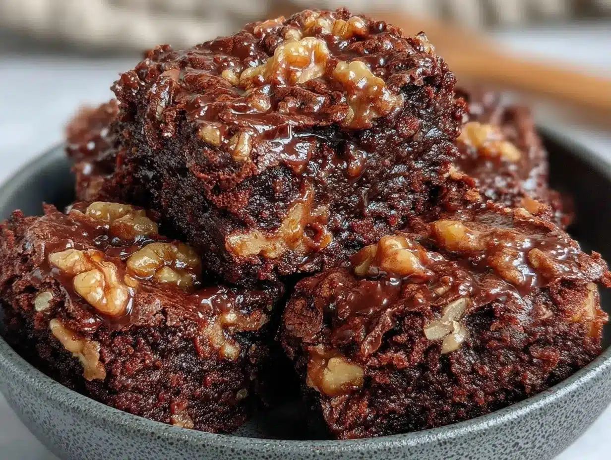 Einfache Glutenfreie Brownies Mit Walnüssen: Der Beginner-Klassiker 4 Einfache Glutenfreie Brownies Mit Walnüssen preparation steps