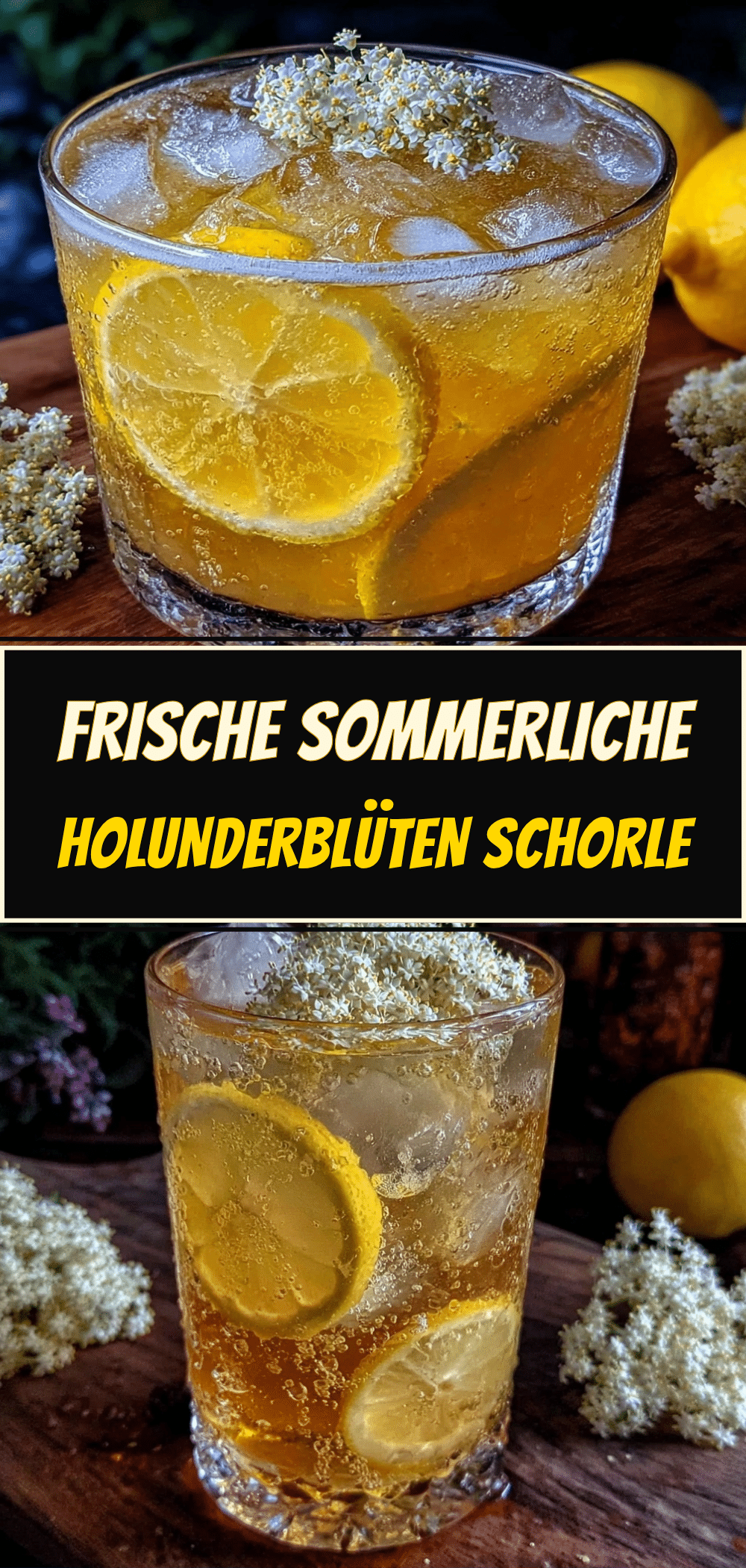 Einfache Holunderblüten Schorle: Frisch & Einfach 5 Einfache Holunderblüten Schorle recipe