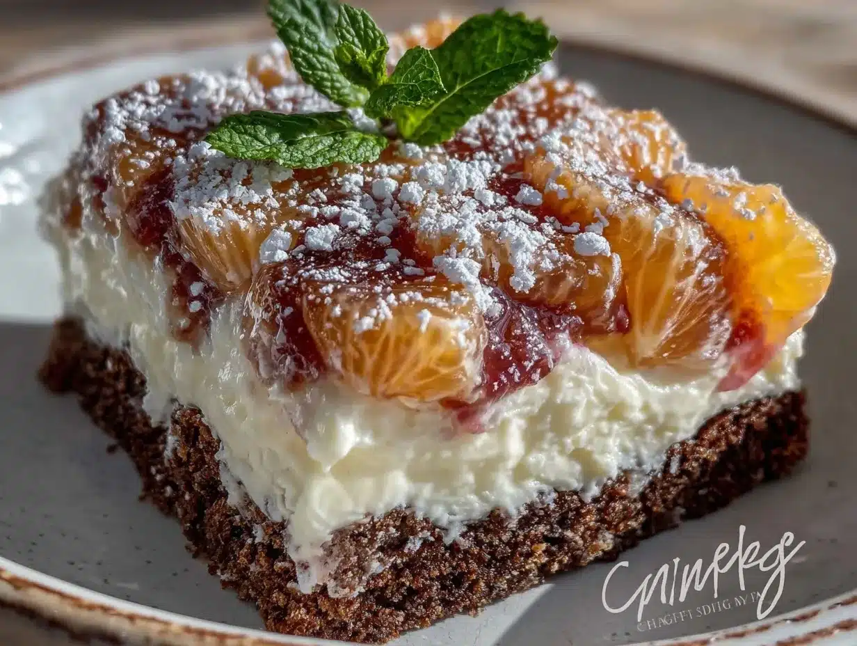 Einfache Käse-Sahne Torte mit Mandarinen: Der perfekte, einfache Kuchen 4 Einfache Käse-Sahne Torte mit Mandarinen preparation steps