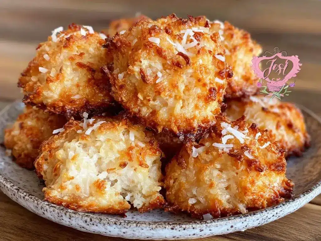 einfache Kokosmakronen - featured image