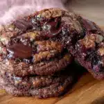 Einfache Schoko-Cookies mit brauner Butter - featured image