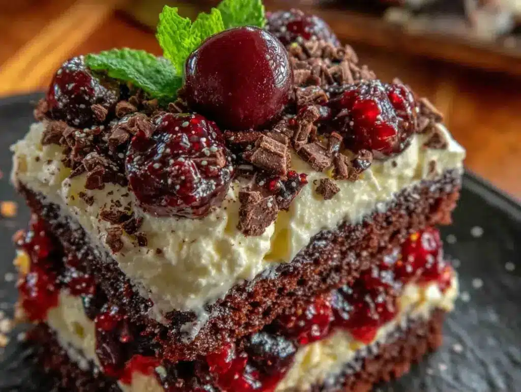 einfache Schwarzwälder Kirschtorte - featured image