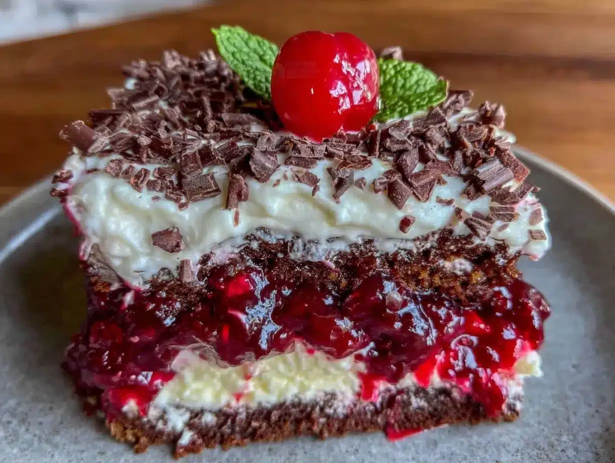 Einfache Schwarzwälder Kirschtorte: Der einfachste Weg 4 einfache Schwarzwälder Kirschtorte preparation steps