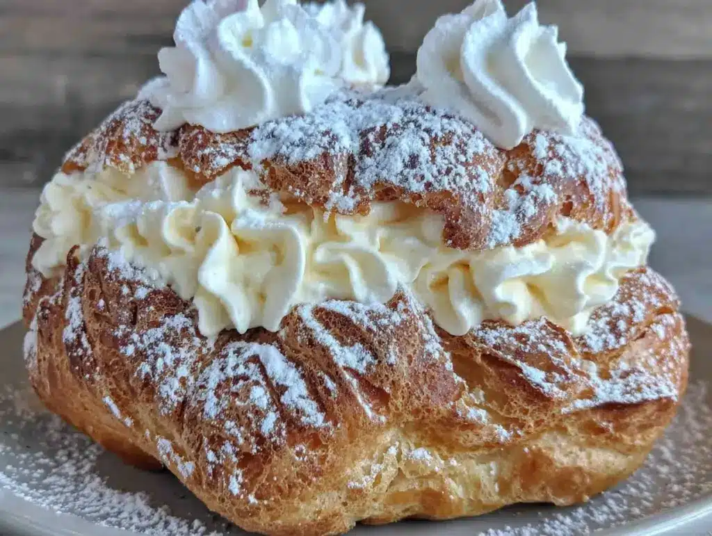 einfache Windbeutel mit Vanillecreme für Anfänger - featured image