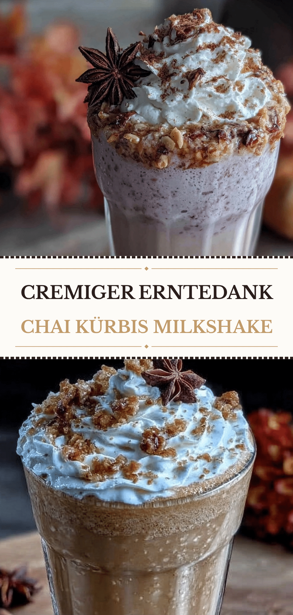 Einfacher Chai-Kürbis Milchshake: Der perfekte Herbst-Drink 5 einfacher Chai-Kürbis Milchshake recipe