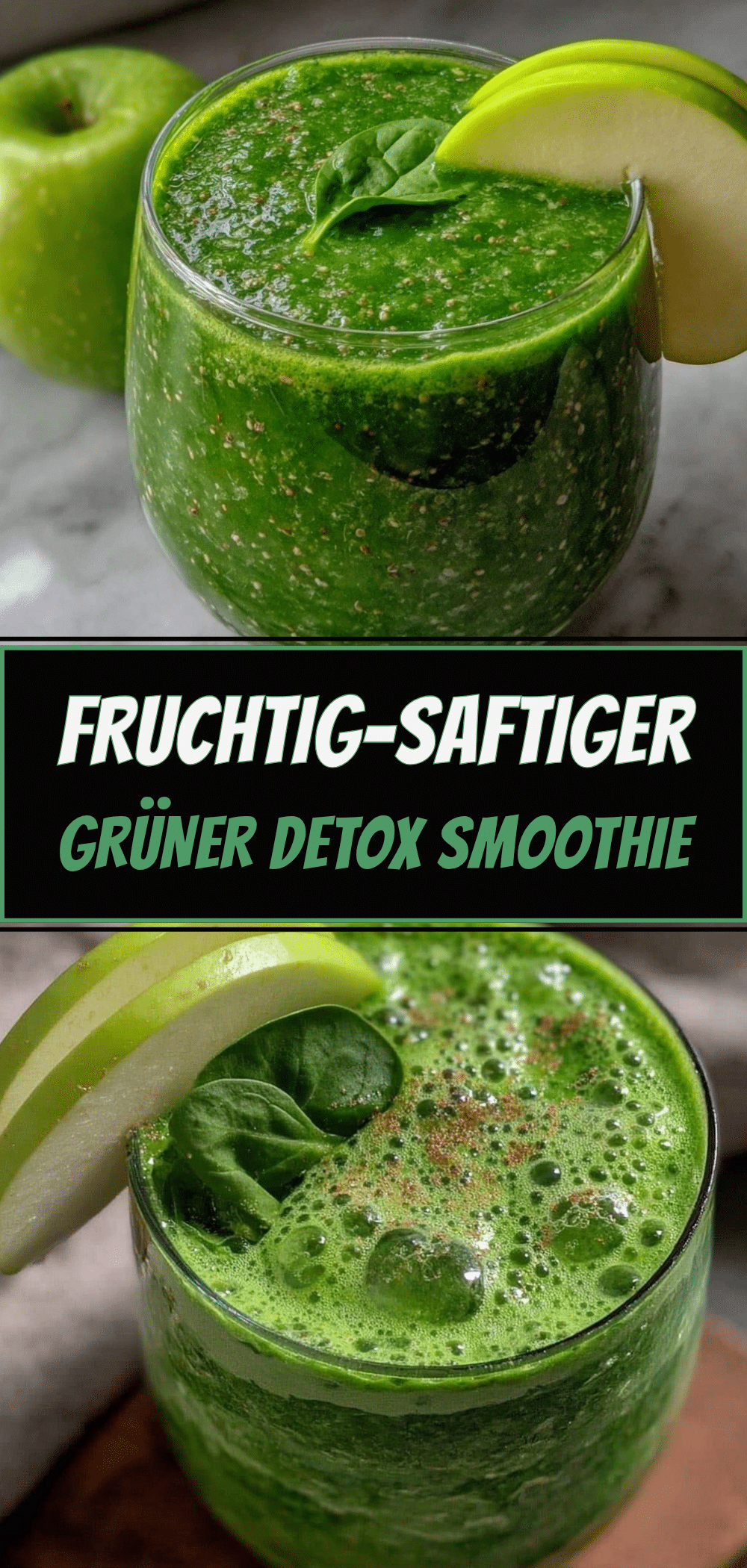 Einfacher Grüner Smoothie mit Spinat & Apfel: So einfach geht’s 5 einfacher grüner Smoothie mit Spinat und Apfel recipe