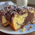 einfacher Marmorkuchen ohne Mixer - featured image