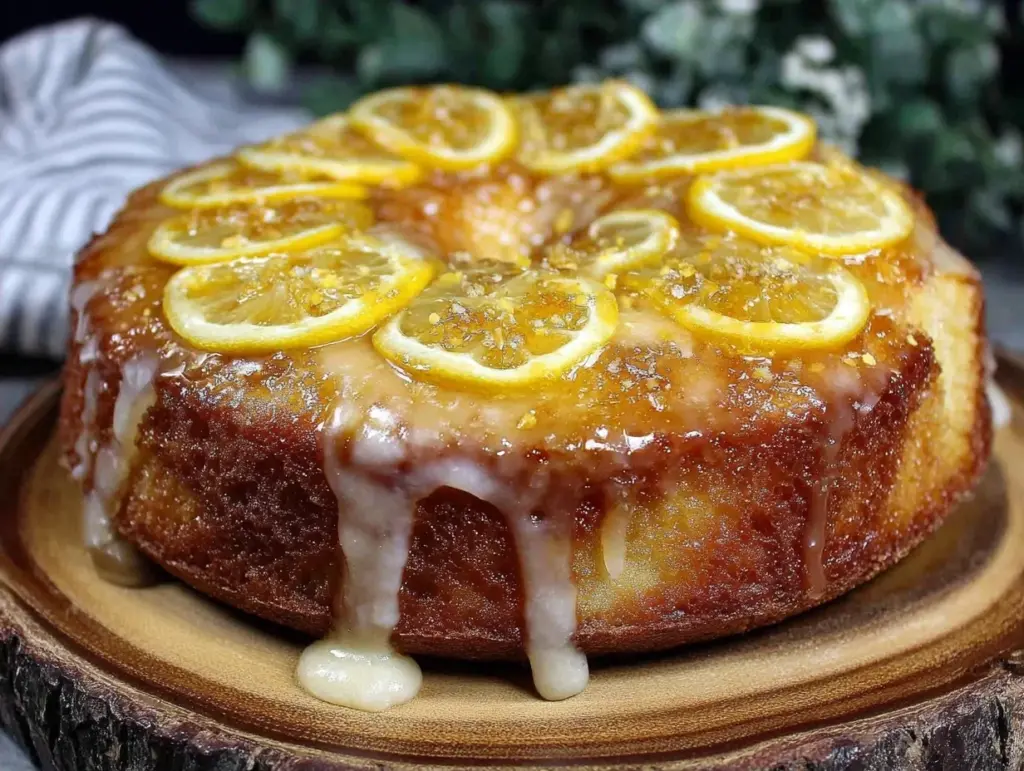 Einfacher Zitronen-Joghurt Kuchen ohne Mixer - featured image