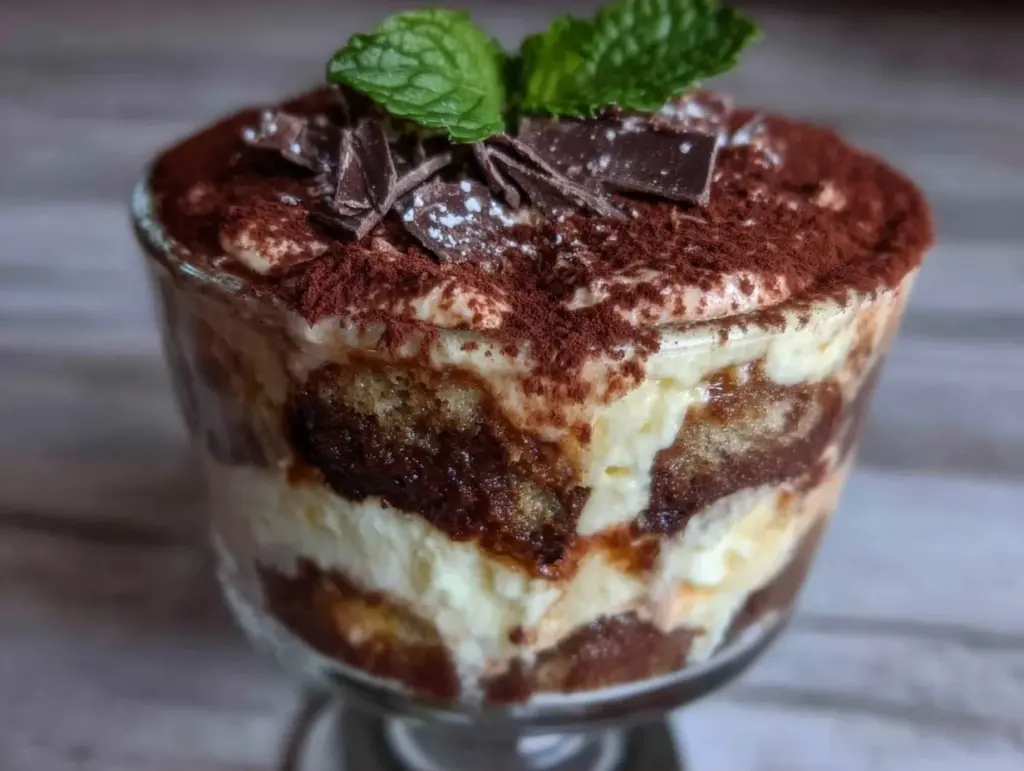 einfaches Schoko-Espresso Tiramisu - featured image