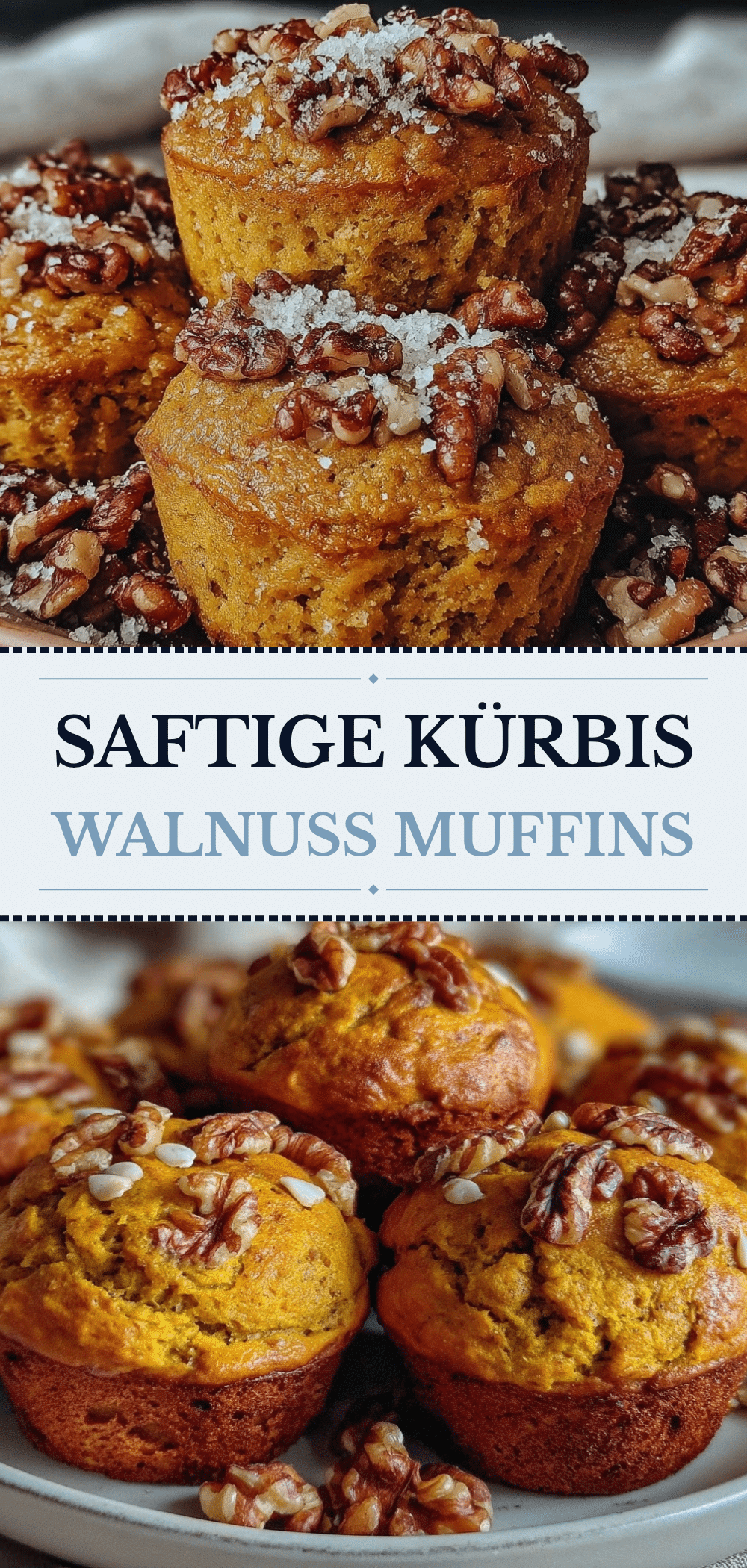Einfache Erntedank Kürbis Muffins mit Walnüssen: Perfekt 5 Erntedank Kürbis Muffins mit Walnüssen recipe