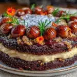 Erntedank Maronen Schokoladen Torte - featured image