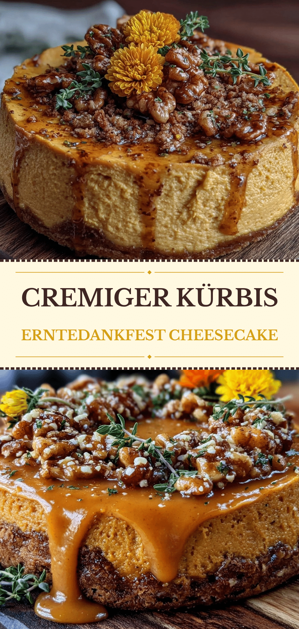 Einfacher Erntedankfest Kürbis-Cheesecake ohne Boden: 3 Zutaten & perfekt 5 Erntedankfest Kürbis-Cheesecake ohne Boden recipe