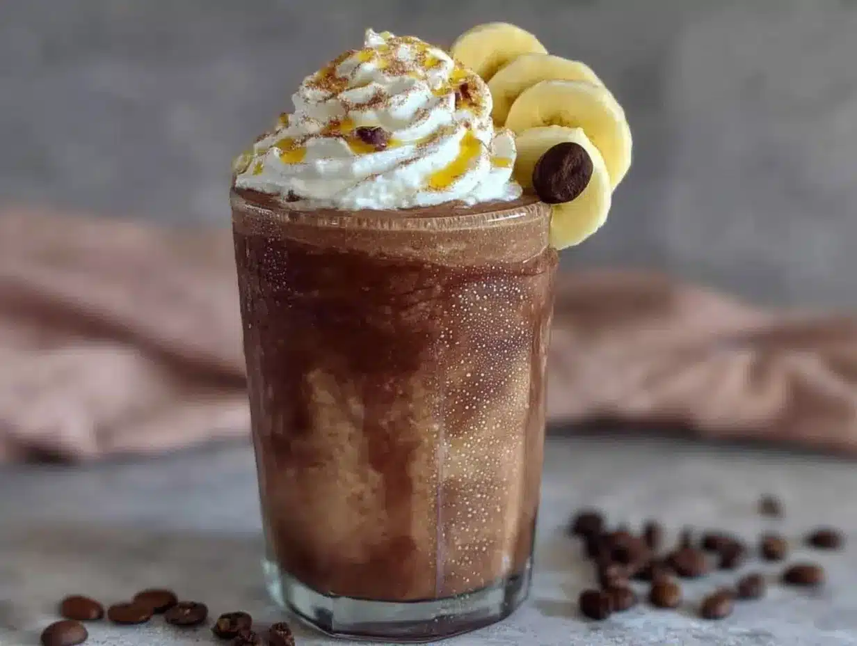 Einfacher Kaffee-Bananen Smoothie: 5 Min. Rezept für Einsteiger 4 Kaffee-Bananen Smoothie preparation steps