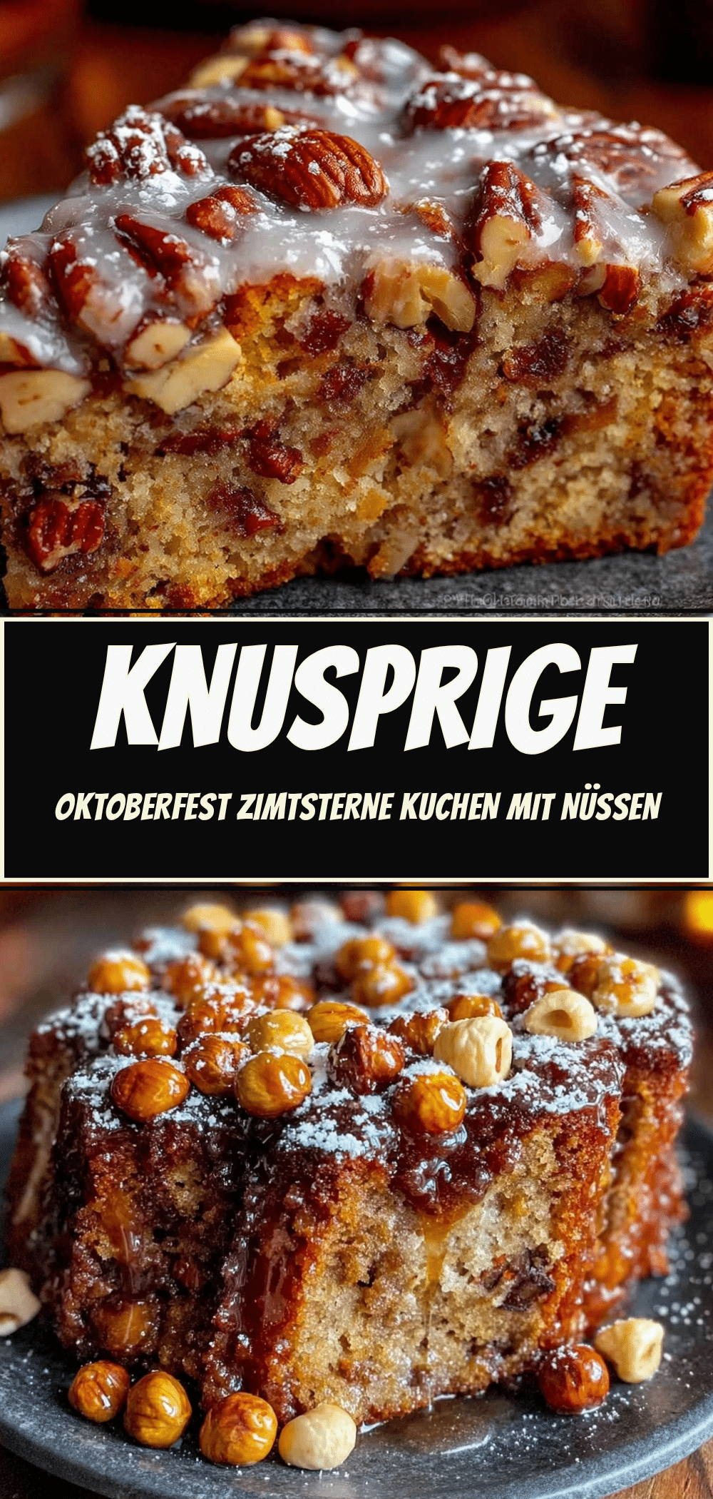 Einfacher Oktoberfest Zimtsterne-Kuchen mit Nüssen: 5 Zutaten, perfekt 5 Oktoberfest Zimtsterne-Kuchen recipe