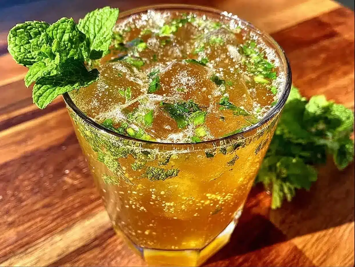 Einfache Oktoberfest Zitronenlimonade mit Minze: Du kannst das nicht falsch machen 4 Oktoberfest Zitronenlimonade preparation steps