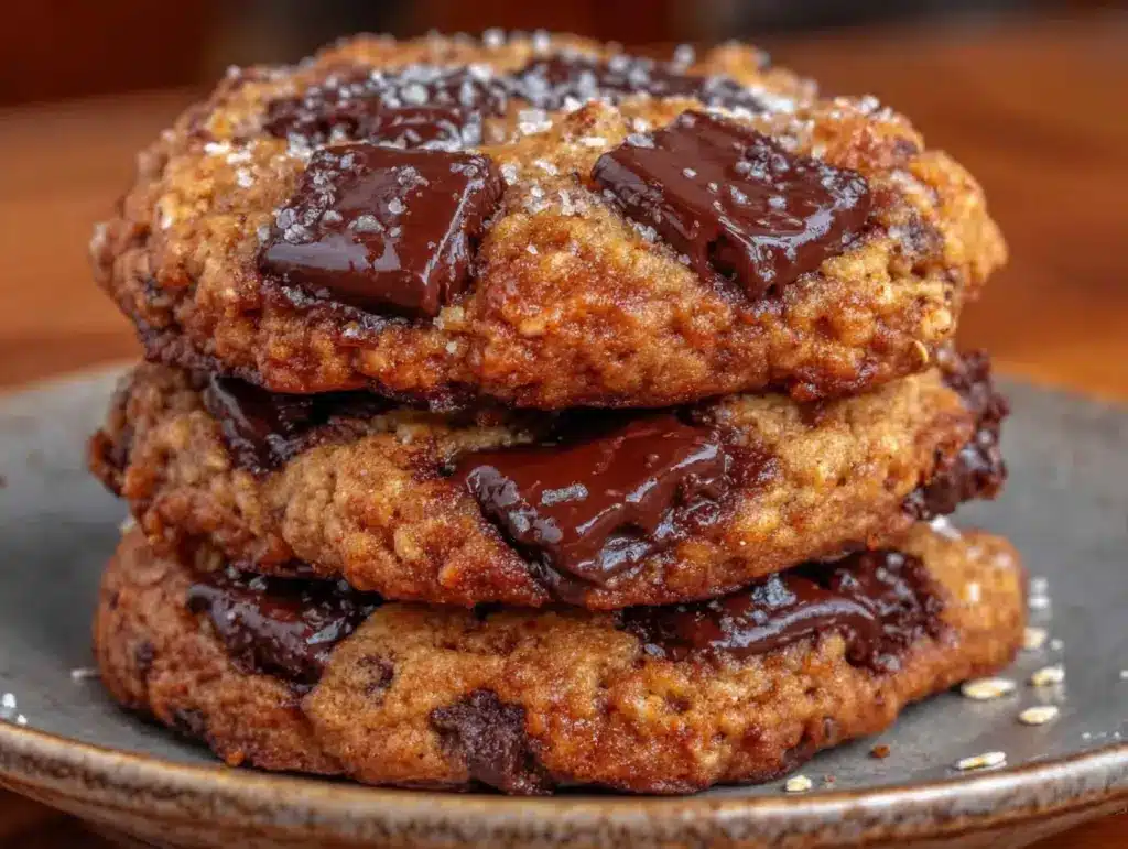 veganen Haferflocken-Cookies - featured image