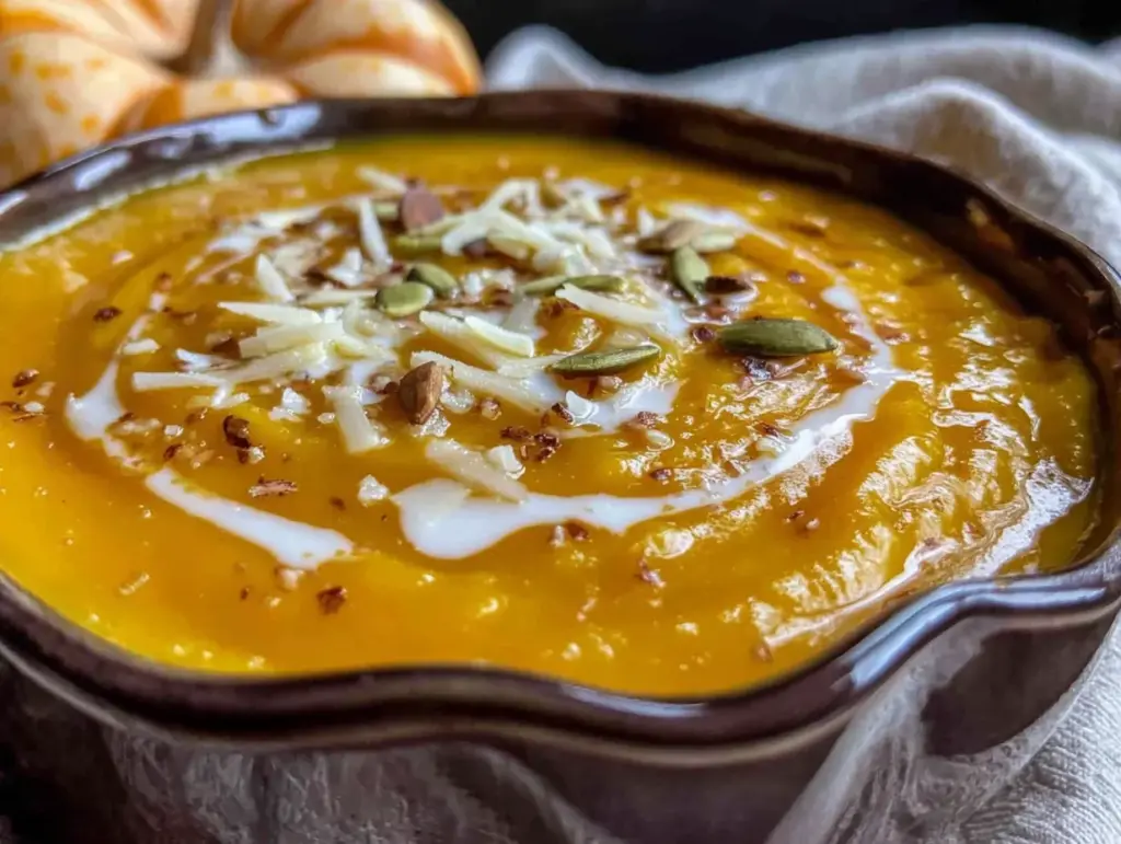 cremige Martinstag Kürbissuppe für Meal Prep - featured image