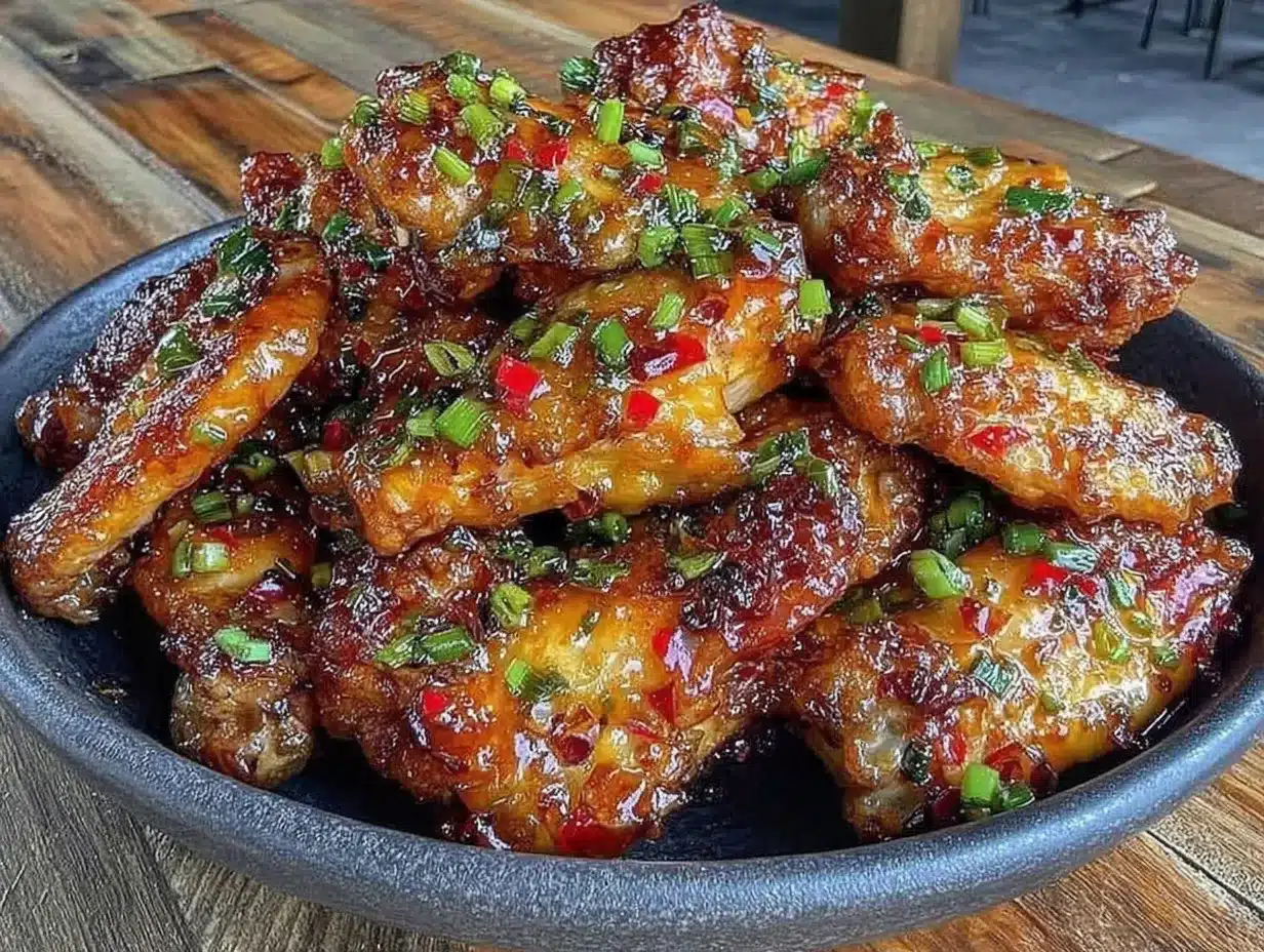 Einfache Airfryer Hähnchen-Wings mit Honig-Knoblauch: So geht’s perfekt 4 Einfache Airfryer Hähnchen-Wings mit Honig-Knoblauch preparation steps