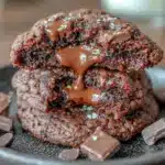 Fudgy Laktosefreie Schoko-Cookies - featured image