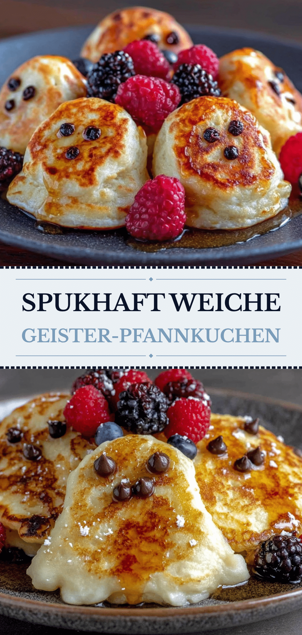 Geister-Pfannkuchen für 1: 1 $ Budget-Rezept 5 Geister-Pfannkuchen für 1 Person recipe