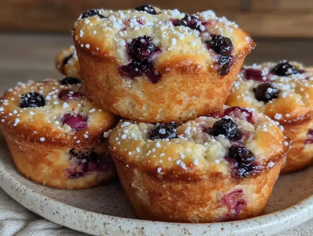 Glutenfreie Blaubeer-Muffins - featured image