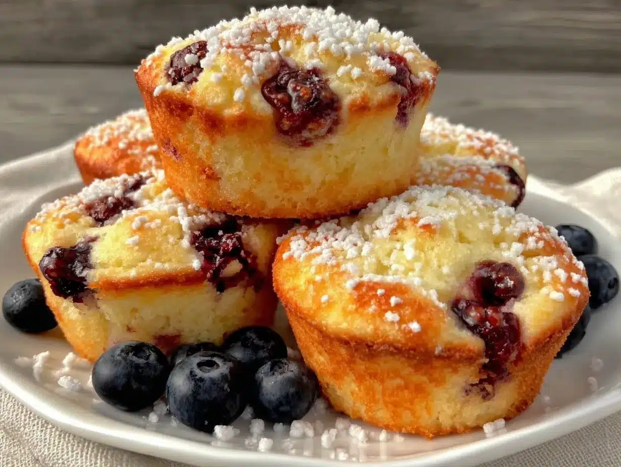 Glutenfreie Blaubeer-Muffins: Best Outdoor Muffins 4 Glutenfreie Blaubeer-Muffins preparation steps