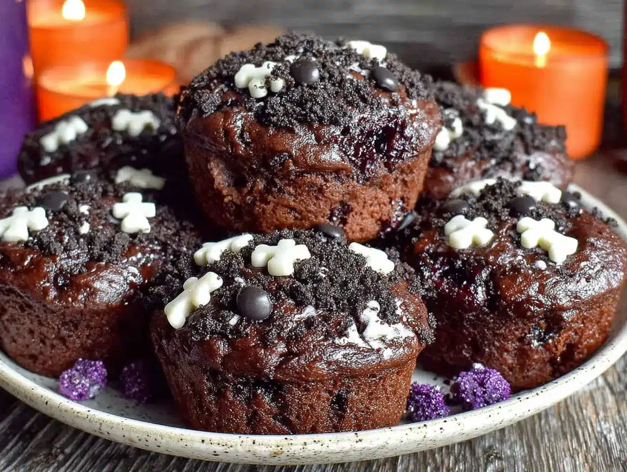 Spukhafte Halloween Muffins: 5 einfache Schritte zum Backen mit Kindern 4 Halloween Muffins preparation steps
