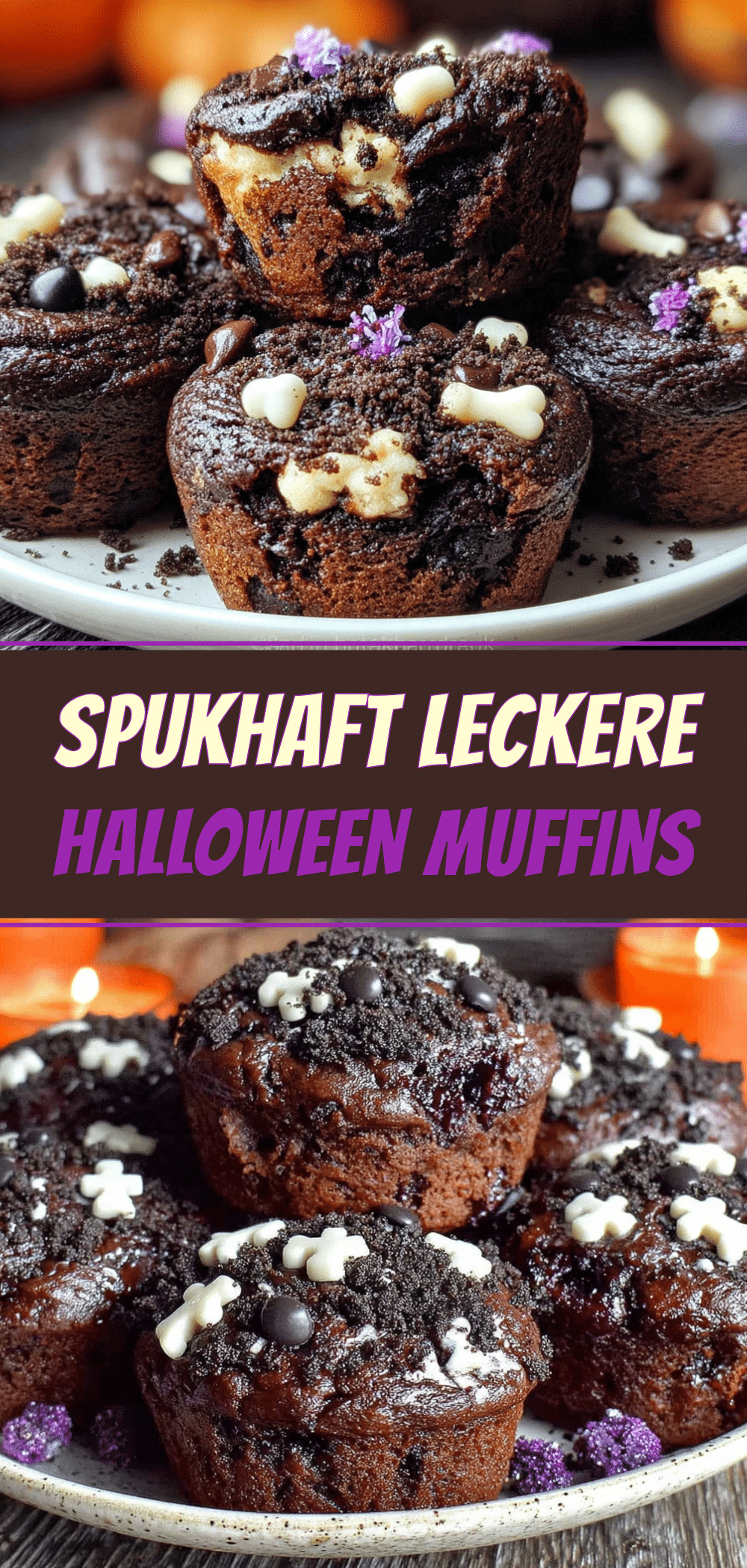 Spukhafte Halloween Muffins: 5 einfache Schritte zum Backen mit Kindern 5 Halloween Muffins recipe