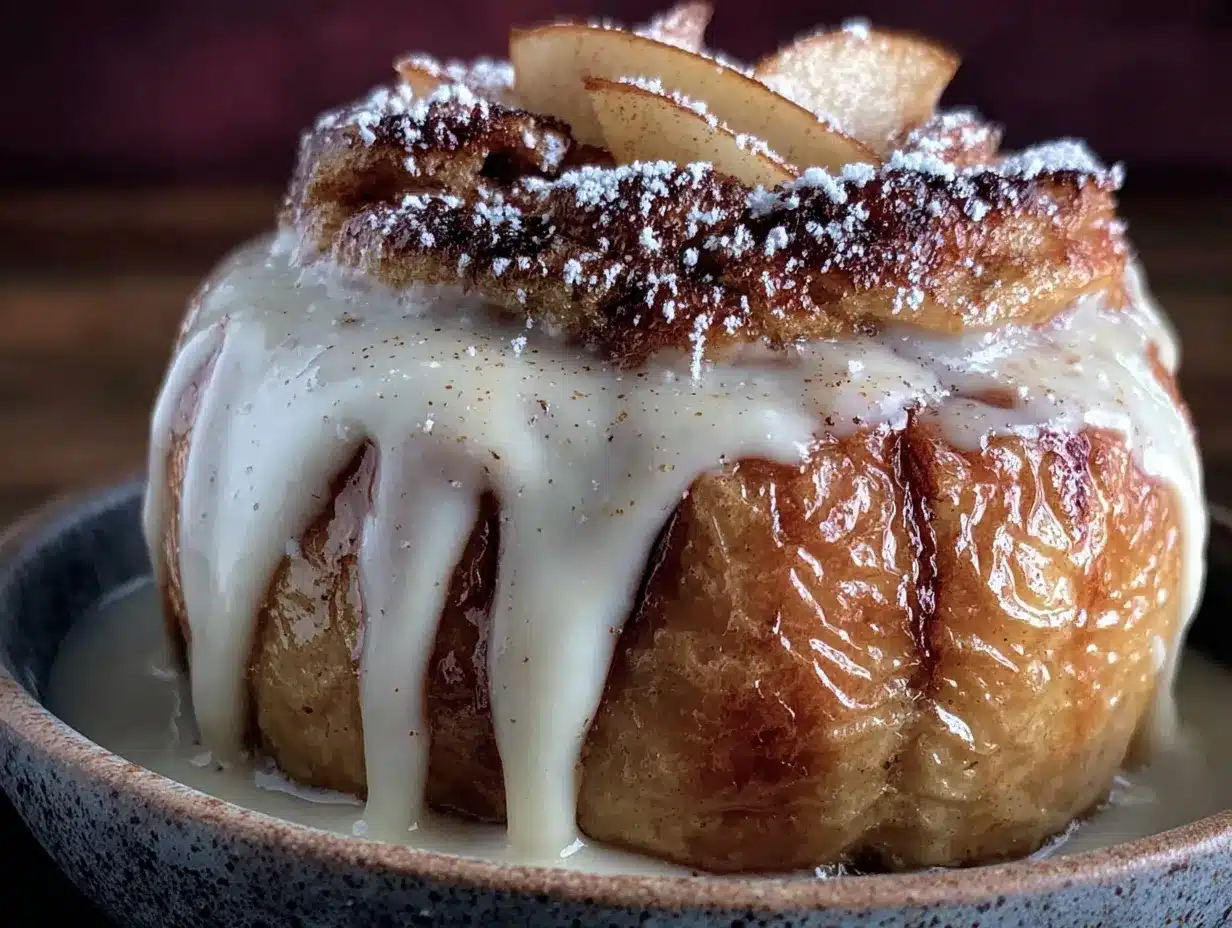 Herbst Bratapfel: Der 1 Trick für perfekte Marzipan-Topping 4 Herbst Bratapfel mit Marzipan preparation steps