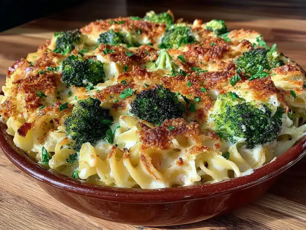 Knuspriger Nudelauflauf Low Carb - featured image