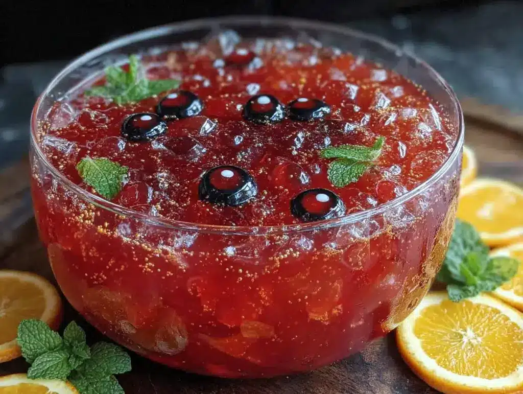 Magische Halloween Bowle mit Gummiaugen - featured image