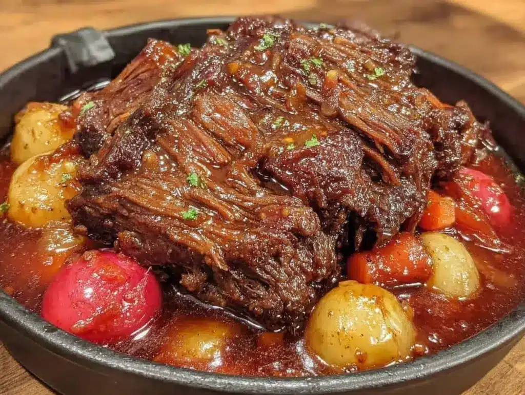Slow Cooker Rinderbraten - featured image