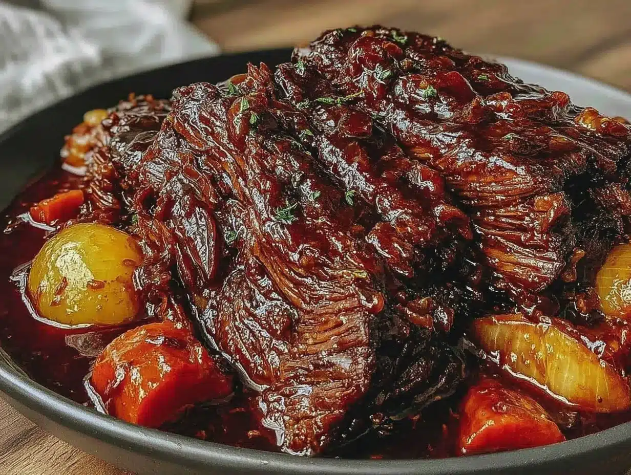 Der beste Slow Cooker Rinderbraten: Der 1 Trick für Saftigkeit 4 Slow Cooker Rinderbraten preparation steps