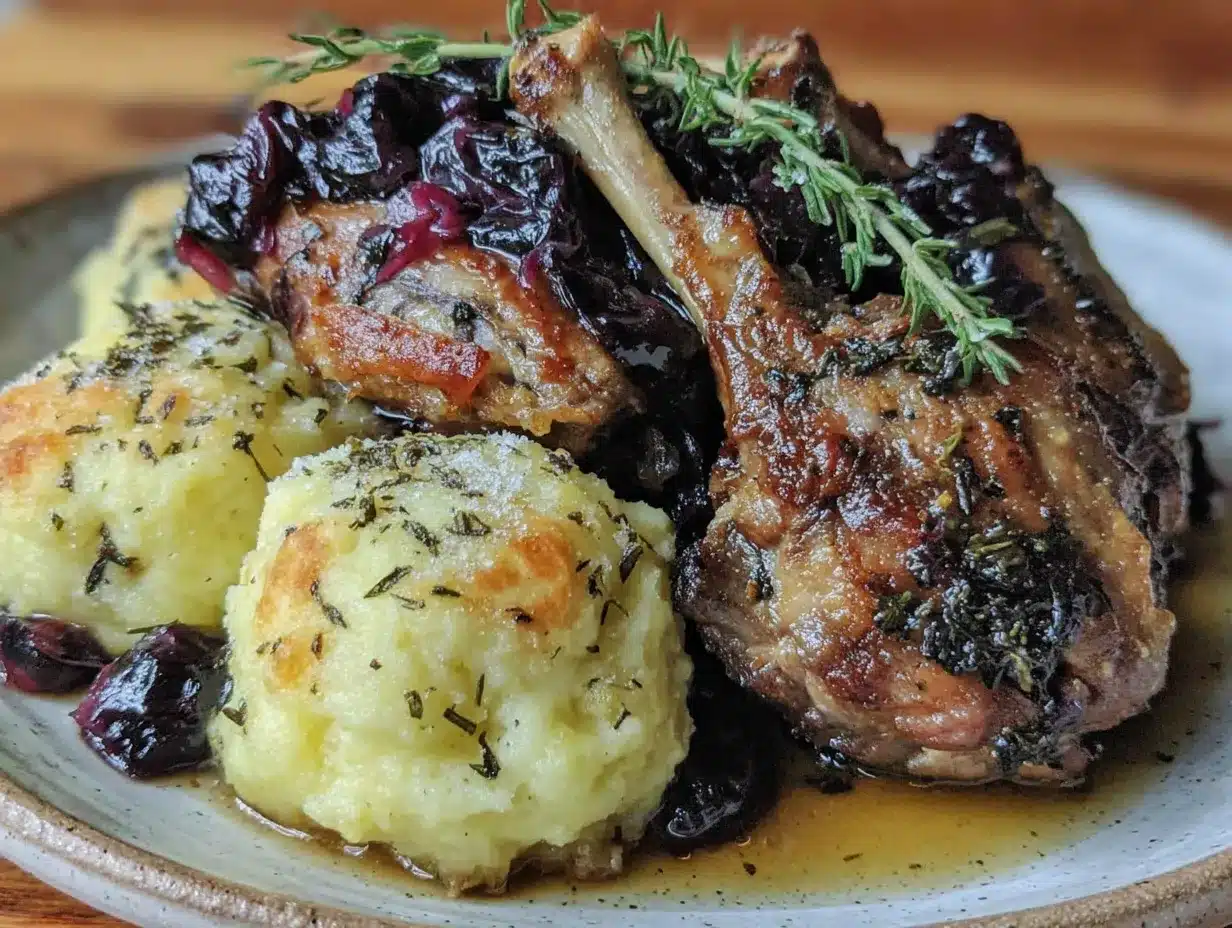 Traditionelle Gänsekeulen: 1 Trick für goldbraune Haut 4 Traditionelle Gänsekeulen preparation steps