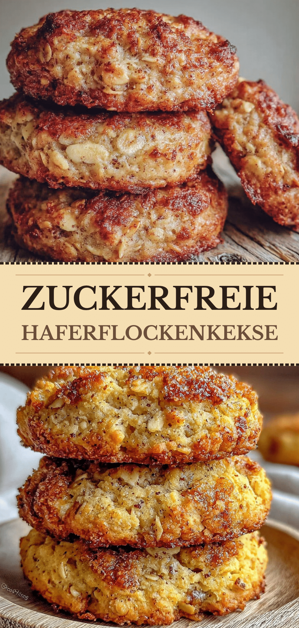 Zuckerfreie Haferflocken-Kekse: Die 5 besten günstigen & kinderfreundlichen Ideen 5 Zuckerfreie Haferflocken-Kekse mit Banane recipe